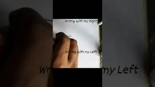 Learning to Write With My Right | Left-handed Guy