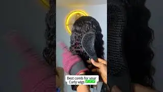 Best comb for your curly wigs #wigs #keswigs #hairaccessories #hairtok #hairpieces