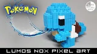 POKEMON Squirtle - PixBrix Instructions #pixelart #lego #pixbrix