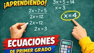 Ecuaciones de primer grado y con (paréntesis)