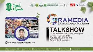 LIVE | TALKSHOW  Bicara dan Menulis itu sama pentingnya | Bersama Dodi Marwadi di PP. Darul Amanah