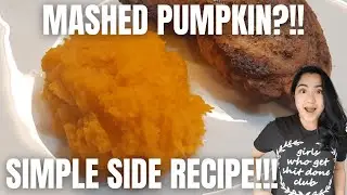 SIMPLE Mashed Pumpkin | Quick and Easy Recipes | Millennial Girlfriend