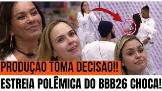 BOMBA NA ESTREIA DO BBB 26! QUARTO BRANCO, PR&Ecirc;MIO RECORDE E CLIMA DE GUERRA ENTRE PIPOCAS