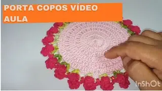 Porta copos tulipas passo a passo, fácil e muito fácil de reproduzir.