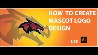 how to create mascot logo - dragon