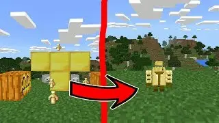 КАК ОЖИВИТЬ ТОТЕМ в Minecraft PE 1.2.0.25