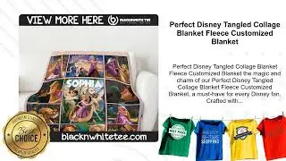 Perfect Disney Tangled Collage Blanket Fleece Customized Blanket