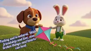🪁 Benny and the Broken Kite 🪁 | Emotional Moral Story#kidsshorts #shorts #shortvideo #cartoon