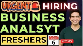 Business Analyst Jobs for Freshers in India  | Jan 2026 | Remote Business Analyst Jobs