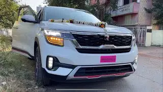 Kia Seltos base model into GT Line, Alloy Wheels, Top Model Headlight, 360 Camera, Seat Cover
