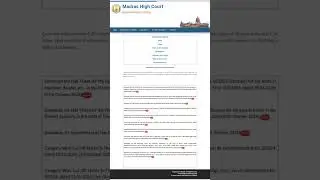 Madras High court exam hall ticket released