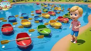 Nineteen Little Toy Boats Paddle Paddle P | Nursery Rhymes for Kids & Baby Songs