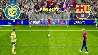 AL NASSR VS FC BARCELONA PENALTY SHOOTOUT | RONALDO VS LAMINE | FCB VS NSR HIGHLIGHTS