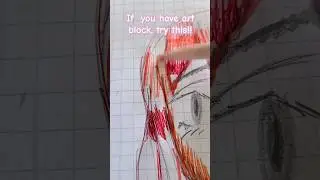 if you have art block, try this!#youngartist #art #gelpenart