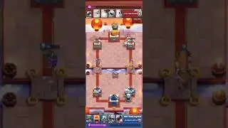 The Most Intense One sided match in clash #clashroyale #sparky