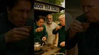 Modi&rsquo;s Tea FAILS: Watch Trump & Imran&rsquo;s Hilarious Reactions! 🤣🤣 #youtubeshorts #modi #tea #funny