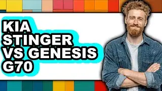 Kia Stinger vs Genesis G70 - Full Comparison
