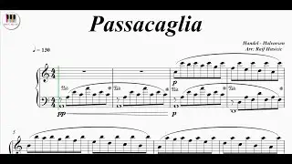 Passacaglia - Handel - Halvorsen, Piano