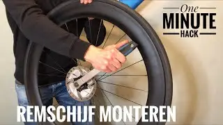 Hoe kun je je REMSCHIJF monteren? | One Minute Bike Hack #4