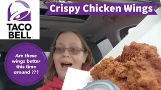 TACO BELL Crispy Chicken Wings 2023 Review 🌮🔔🍗 Are they better this time around???
