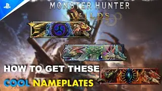 MHWilds : How to Unlock All New Nameplates | Title Update 4