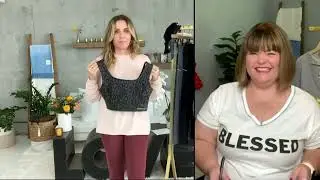MIND BODY LOVE by Peace Love World Reversible Sports Bra on QVC