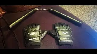 HALF FINGER PU LEATHER TRAINING 🥋  GLOVES 🧤 FROM ALIEXPRESS HIGH QUALITY GREAT STITCHING FOR WORKOUT