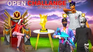 10 YEARS OLD BOYS CHALLENGE ME FOR CUSTOM / 1 VS 3 / CHALLENGE ACCEPTED / WHO WON ?
