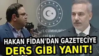 Hakan Fidan'dan Gazeteciye Ders Gibi Yanıt! İranlı Mevkidaşı Yanında Açıkladı! İşte O Anlar! 