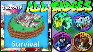 EVENT! GET ALL 4 BADGES FROM Natural Disaster Survival! (ROBLOX THE TAKEOVER EVENT)