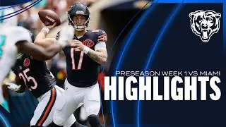 HIGHLIGHTS: Dolphins vs. Bears | 2025 Preseason Week 1