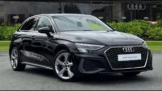 2020 Approved Used Audi A3 Sportback S line 35 TFSI 150 PS 6-speed | Stoke Audi