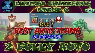 Mastercook Limited Challenge Stage 6 | Crazy Chef Stage 6 (Best Auto Teams) Part 1 奧雷格火焰大師限時冒險關卡6挑戰