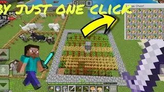 convert our field farm to automatic field farm in minecraft survival series on mobile |Moeez |