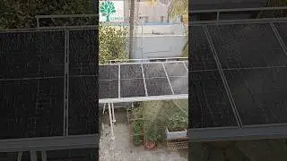 Automatic Solar Panel Cleaning. #sustainability #solarmaintenance