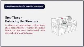 Keter & MSF - Assembly instructions for a healthy relationship