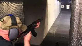 Shooting American Tactical Guns At The Range 702 in Las Vegas