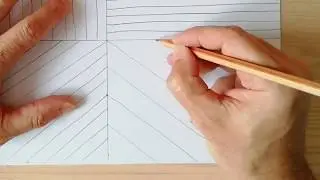 Curso de dibujo artístico: ejercicio práctico de trazado de líneas. Muy sencillo, iniciación.