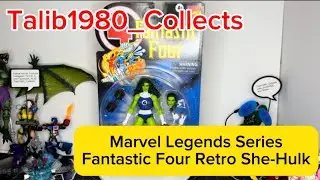 Marvel Legends Series Fantastic Four Retro She-Hulk Unboxing and Review