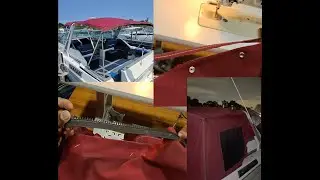DIY Boat canvas touchup (meet me at the boat tonight ft John Blu)
