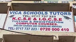 VICA SCHOOLS TUTORS. KCSE 2024 Tuition and Registration Services.