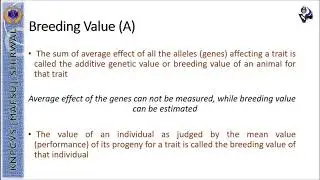 5 Average Effect and Breeding Value