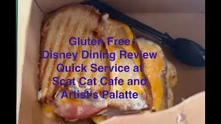 Quick Service at Scat Cat Cafe and Artist's Palatte - Gluten Free Disney Dining Review
