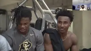 Sweepy Reacts reacts to Travis Hunter & Deestroying Dominating Hoopers At Colorado Crazy Dunk🔥😂