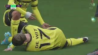 Luke Nicholls' hard tackle injures Watford captain