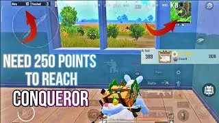Almost Reached C1S2 Conqueror | Solo Rank Push | Crown to Conqueror | Day 2🇮🇳 | Rank= 388