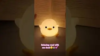 Peaceful reading with duck🥰🐤💕 #cute #duck #animals #books #fun #pets #foryou #viral