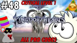 Kingdom Hearts III - Critical Level 1 All PRO Codes - Part 48 - Regular Pat Stream