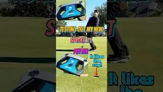Testing the Spyder ZT #golf #golfclub #taylormade #spyder #putter