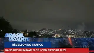 Bandidos iluminam c&eacute;u do Rio com tiros de fuzil em pleno R&eacute;veillon | Brasil Urgente